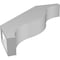 Ekena Millwork 3-in. W x 16-in. D x 16-in. H Funston Architectural Grade PVC Knee Brace BRCP03X16X16FST - alternate 5